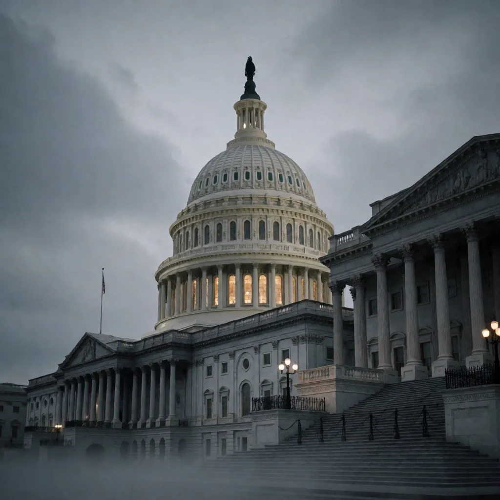 Capitolio de Estados Unidos al atardecer