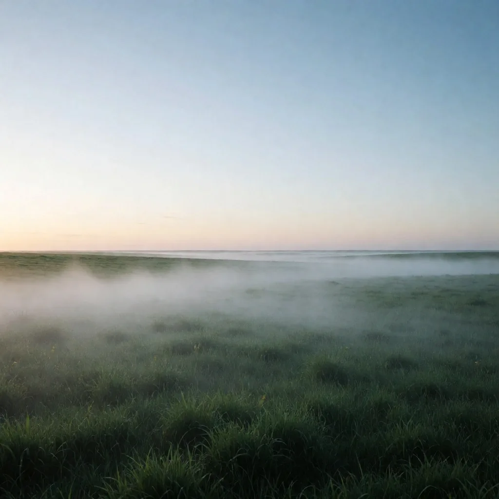 Pampas argentinas al amanecer